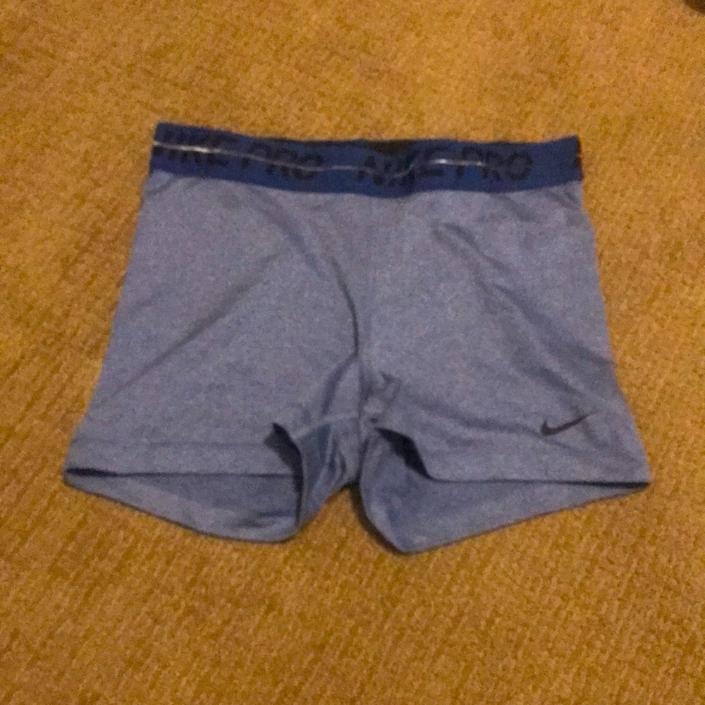 Nike,M,light blue,a little worn, polyester, spandex.